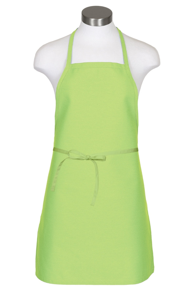Lime Cover Up Bib Apron (No Pockets)