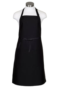Black Butcher Adjustable Apron (2 Pockets)