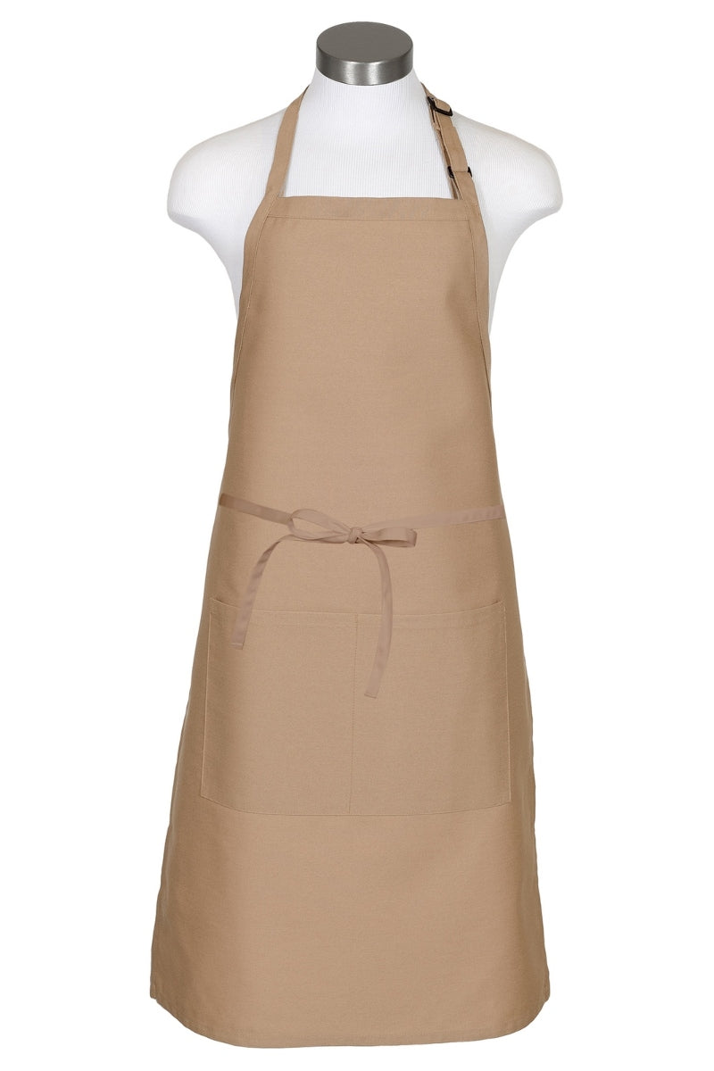 Khaki Butcher Adjustable Apron (2 Pockets)