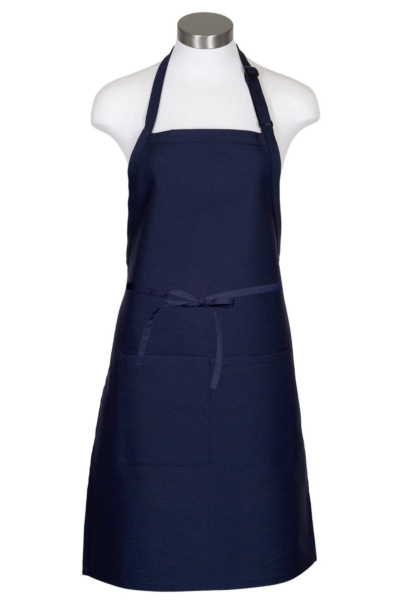 Navy Butcher Adjustable Apron (2 Pockets)