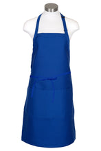 Fame Royal Blue Butcher Adjustable Apron (2 Pockets)
