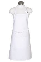 Fame White Butcher Adjustable Apron (2 Pockets)