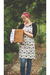 Chicken Scratch Cotton Chef's Apron