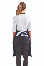 Navy Organic Cotton Bib Apron (No Pockets)