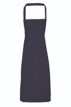 Navy Organic Cotton Bib Apron (No Pockets)