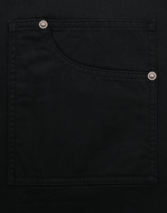 Khaki Cotton Chino Adjustable Bib Apron (3 Pocket)
