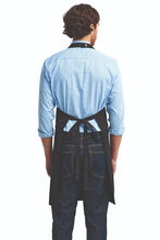 Black Cotton Chino Adjustable Bib Apron (3 Pocket)