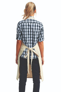 Natural "Calibre" Bib Adjustable Apron (4 Pocket Pouch)