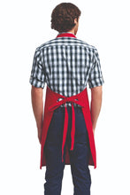 Red "Calibre" Bib Adjustable Apron (4 Pocket Pouch)