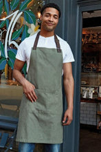 Black Annex' Oxford Bib Apron (1 Pocket w/ Pen Slot)