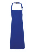 Royal Blue Recycled Youth Bib Apron (No Pockets)