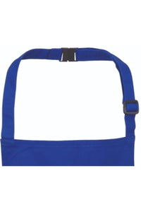 Royal Blue Recycled Youth Bib Apron (No Pockets)
