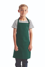 Artisan Collection by Reprime Green Recycled Youth Bib Apron (No Pockets)