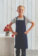 Royal Blue Recycled Youth Bib Apron (No Pockets)