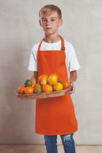 Artisan Collection by Reprime Natural Recycled Youth Bib Apron (No Pockets)
