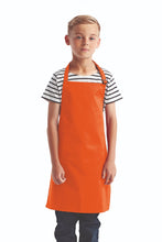 Artisan Collection by Reprime Orange Recycled Youth Bib Apron (No Pockets)