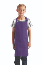 Artisan Collection by Reprime Purple Recycled Youth Bib Apron (No Pockets)