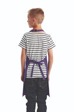 Artisan Collection by Reprime Purple Recycled Youth Bib Apron (No Pockets)