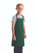 Artisan Collection by Reprime Green Recycled Youth Bib Apron (No Pockets)