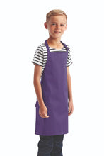 Artisan Collection by Reprime Purple Recycled Youth Bib Apron (No Pockets)
