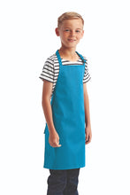 Artisan Collection by Reprime Turquoise Recycled Youth Bib Apron (No Pockets)