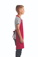 Artisan Collection by Reprime Hot Pink Recycled Youth Bib Apron (No Pockets)