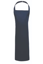 Navy Recycled Youth Bib Apron (No Pockets)