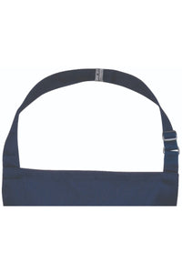 Navy Recycled Youth Bib Apron (No Pockets)