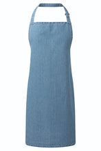Blue Denim Sustainable Bib Apron (No Pockets)