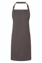 Dark Grey Sustainable Bib Apron (No Pockets)