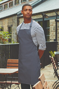 Natural Sustainable Bib Apron (No Pockets)
