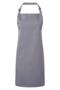 Steel Sustainable Bib Apron (No Pockets)