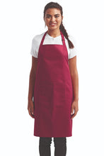 Artisan Collection by Reprime Burgundy Colours’ Sustainable Bib Apron (1 Pocket w/ Pencil Divide)