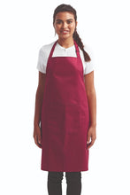 Artisan Collection by Reprime Burgundy Sustainable Bib Apron (1 Pocket w/ Pencil Divide)