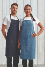 Artisan Collection by Reprime Khaki Sustainable Bib Apron (1 Pocket w/ Pencil Divide)
