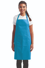 Artisan Collection by Reprime Turquoise Colours’ Sustainable Bib Apron (1 Pocket w/ Pencil Divide)
