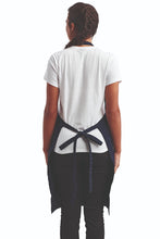 Navy Sustainable Bib Apron (1 Pocket w/ Pencil Divide)
