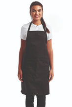 Artisan Collection by Reprime Black Colours’ Sustainable Bib Apron (1 Pocket w/ Pencil Divide)