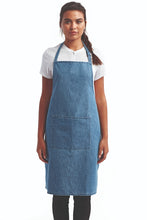 Artisan Collection by Reprime Blue Denim Colours’ Sustainable Bib Apron (1 Pocket w/ Pencil Divide)