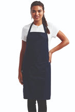Artisan Collection by Reprime Navy Colours’ Sustainable Bib Apron (1 Pocket w/ Pencil Divide)