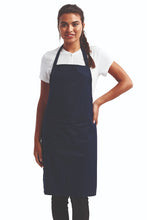 Navy Sustainable Bib Apron (1 Pocket w/ Pencil Divide)