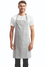 Artisan Collection by Reprime Silver Colours’ Sustainable Bib Apron (1 Pocket w/ Pencil Divide)