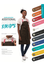 Olympia Navy Bib Apron (2 Pocket Reversible)