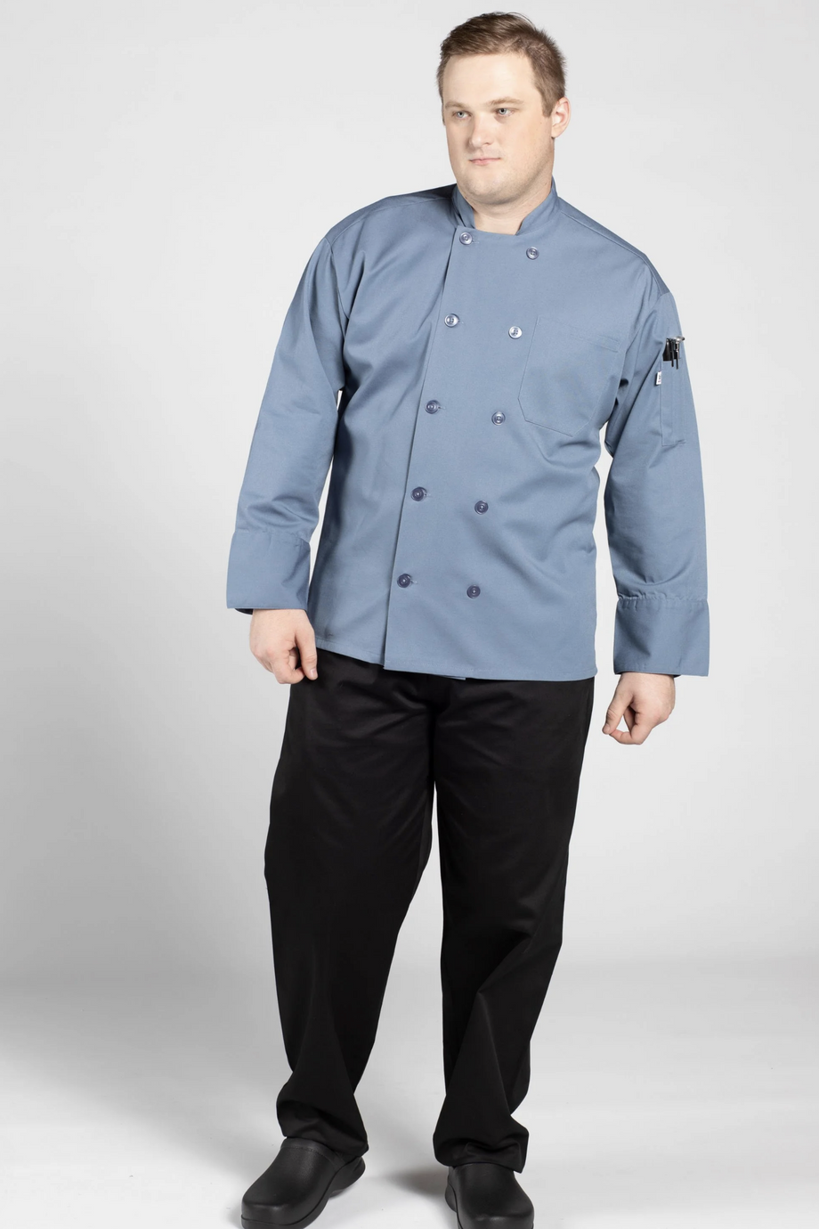 Steel Grey Orleans Chef Coat