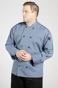 Steel Grey Orleans Chef Coat