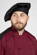 Black Twill Chef Hat