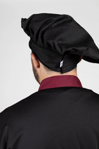 Black Twill Chef Hat