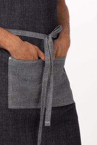 Manhattan Indigo Blue Denim Bib Apron