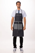 Manhattan Indigo Blue Denim Bib Apron