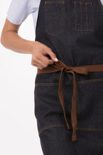 Memphis Indigo Blue Denim Bib Apron